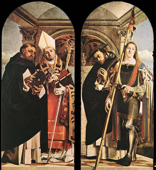 Sts Thomas Aquinas and Flavian, Sts Peter the Martyr and Vitus